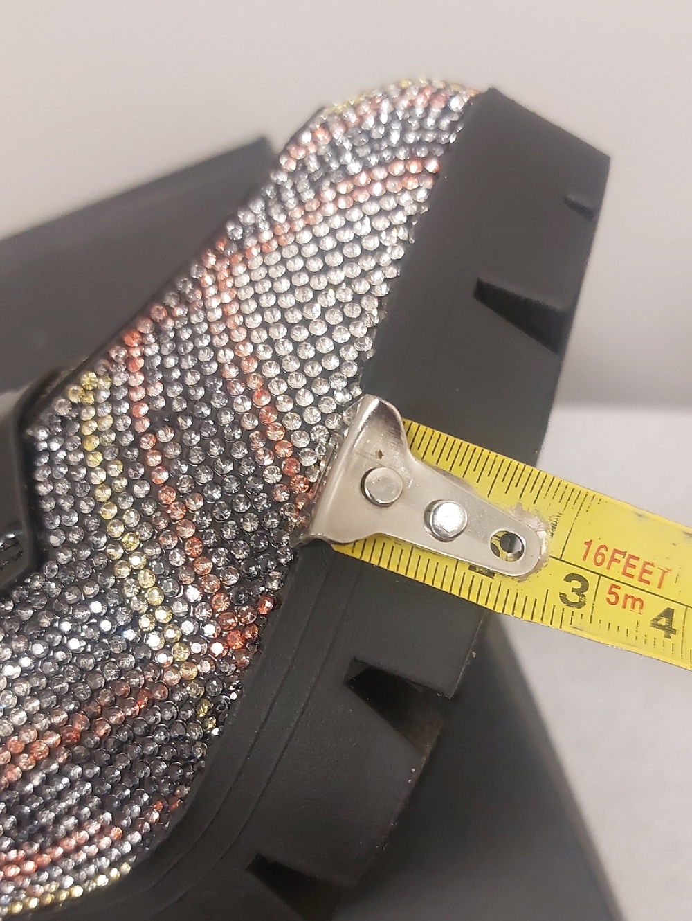 Betsey Johnson Adelyn White Plaid Multi Rhinestone Platform Pumps Sz 8 - Picture 17 of 17